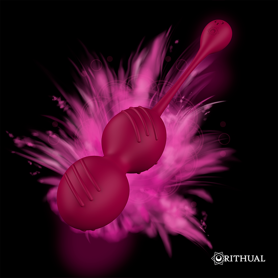 RITHUAL - NISHA - Wiederaufladbare vibrierende Kegelball-Orchidee