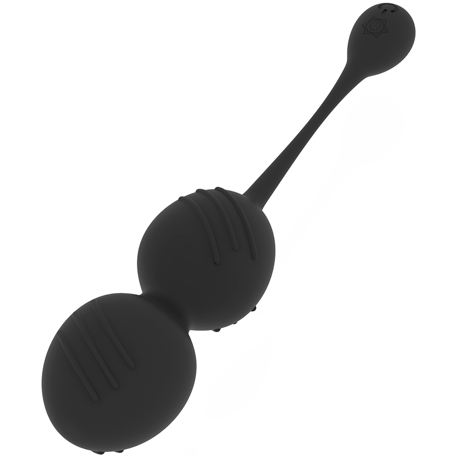 RITHUAL - NISHA - Wiederaufladbare vibrierende Kegelballen Schwarz