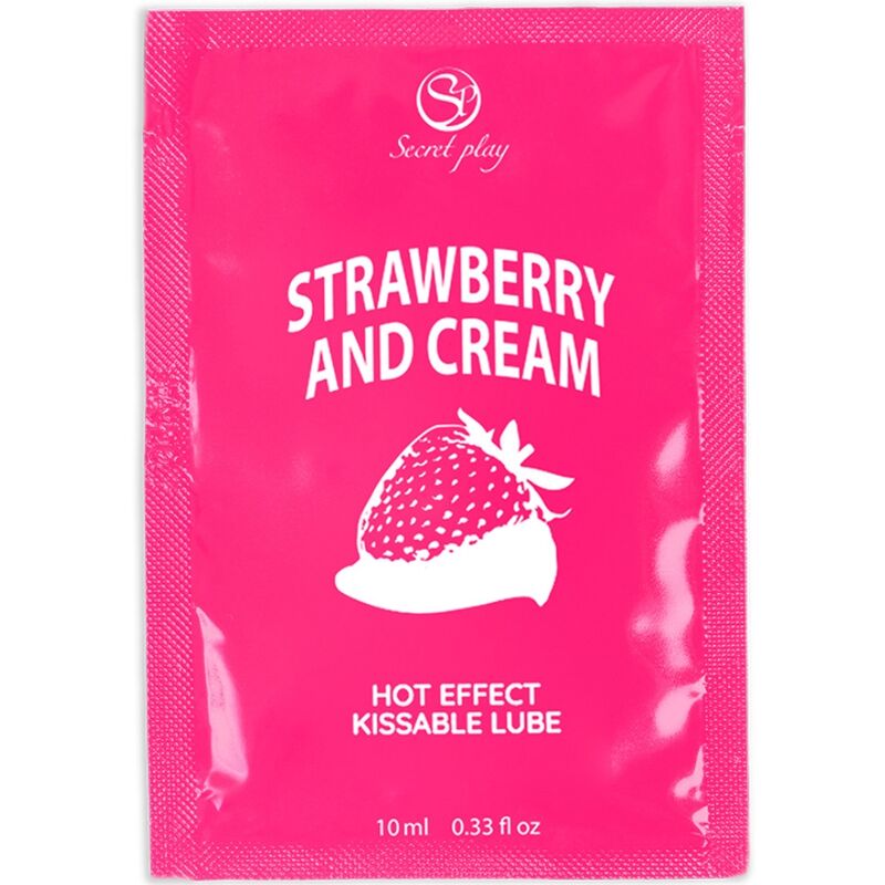 SECRETPLAY - Einzeldosis-Gleitgel Erdbeere & Creme 10 ml