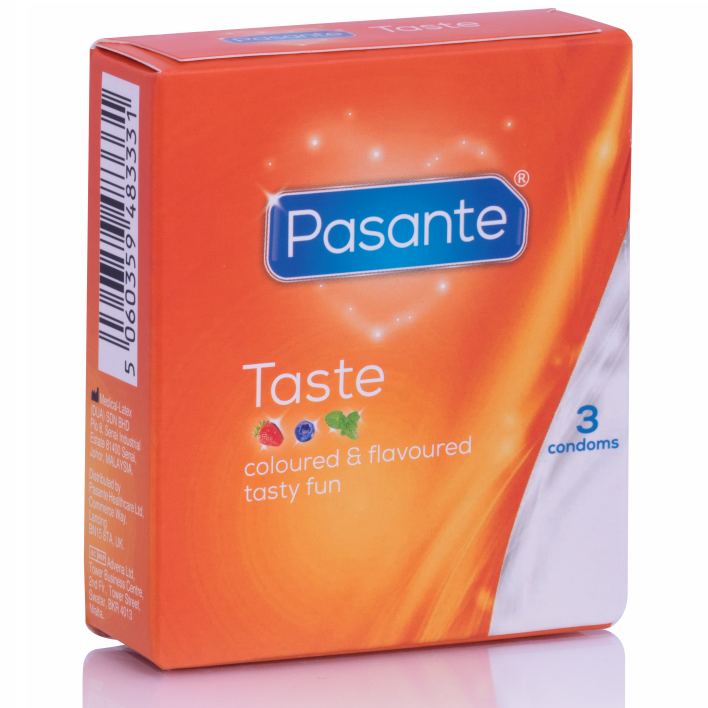 PASANTE - Kondome mit Aromen 3 Einheiten