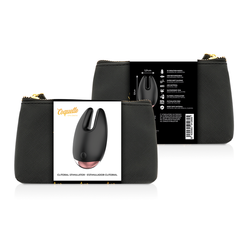 COQUETTE CHIC DESIRE - Klitorisstimulator Schwarz/Gold