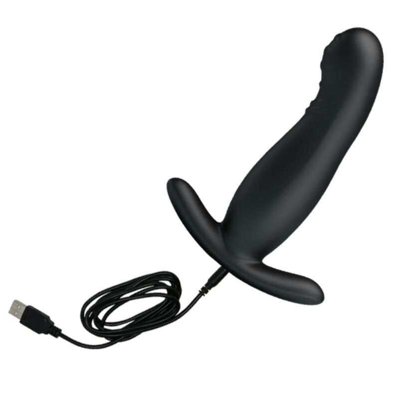 MR PLAY - Wiederaufladbarer schwarzer Prostatamassager