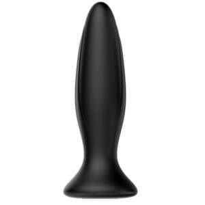 MR PLAY - Wiederaufladbarer schwarzer Vibrator Analplug