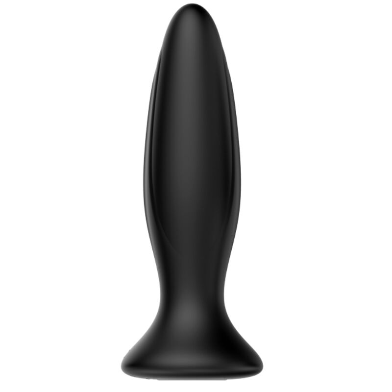 MR PLAY - Wiederaufladbarer schwarzer Vibrator Analplug