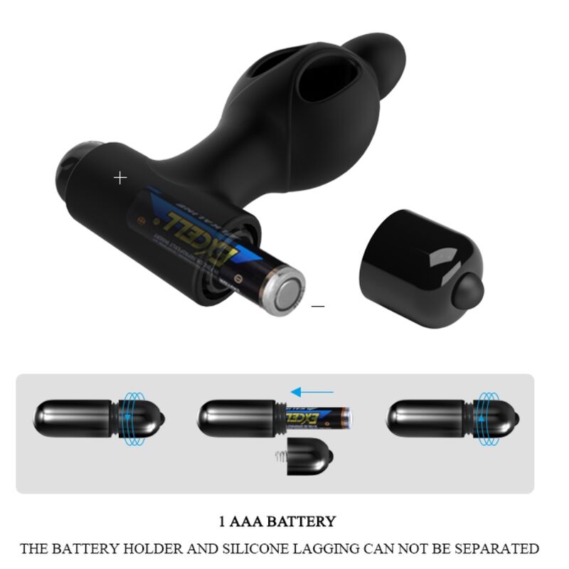 MR PLAY - Silikon Analplug mit Vibration