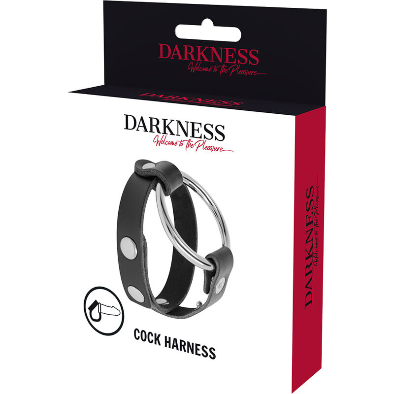 DARKNESS - BDSM-Hahn- und Hodenring