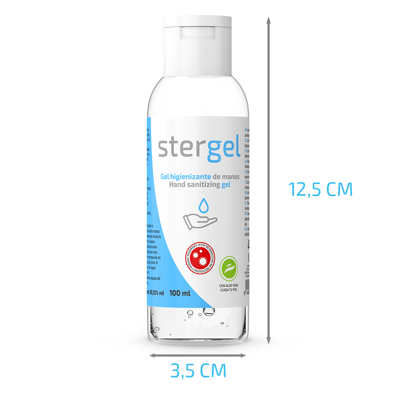STERGEL - Hydroalkoholisches Händedesinfektionsgel Aloe Vera 100ml