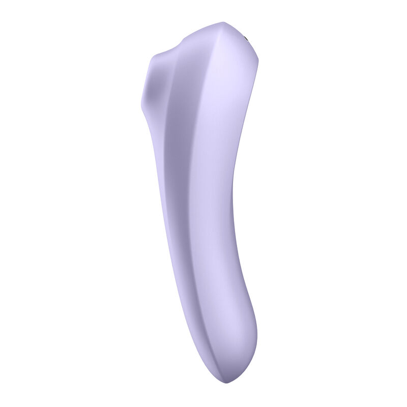 SATISFYER - DUAL PLEASURE AIR PULSE VIBRATOR LILA