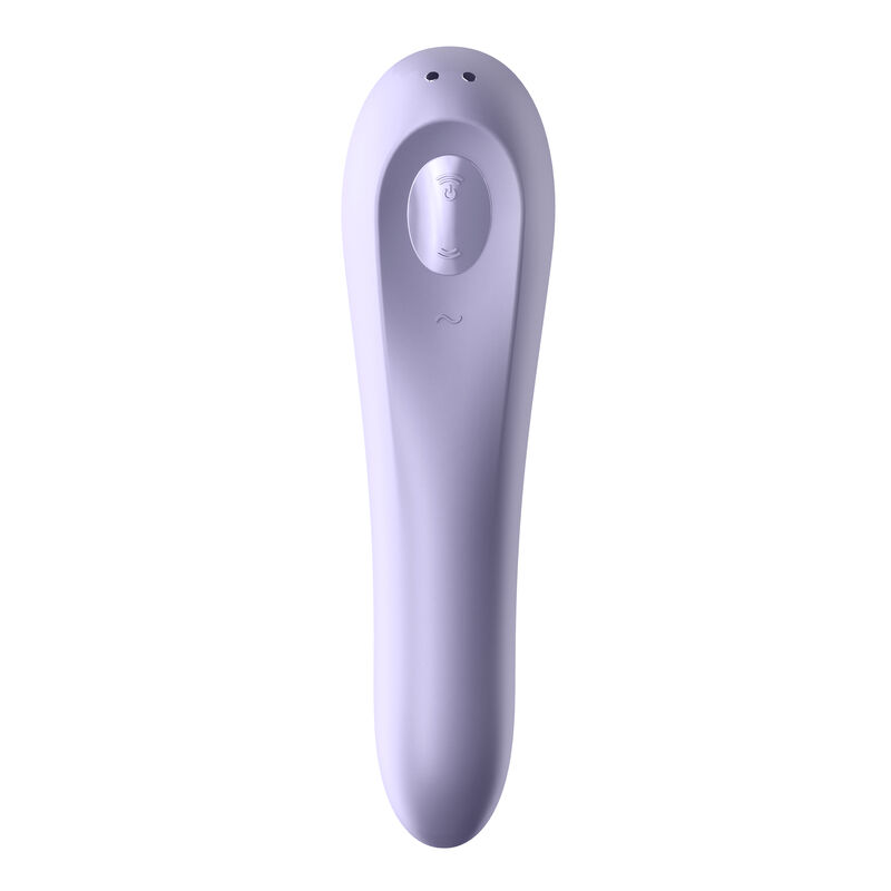 SATISFYER - DUAL PLEASURE AIR PULSE VIBRATOR LILA