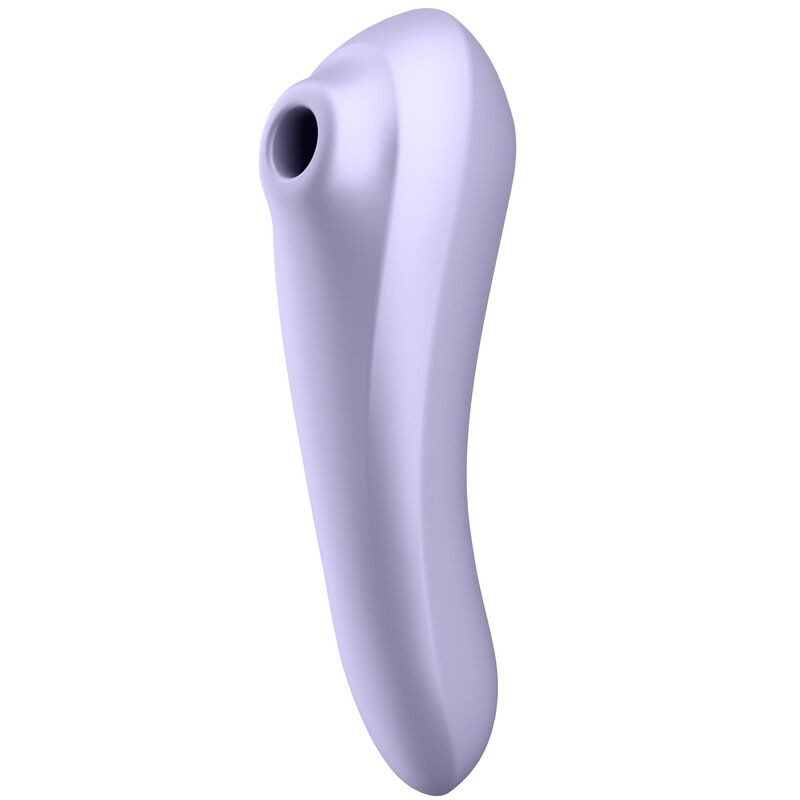 SATISFYER - DUAL PLEASURE AIR PULSE VIBRATOR LILA