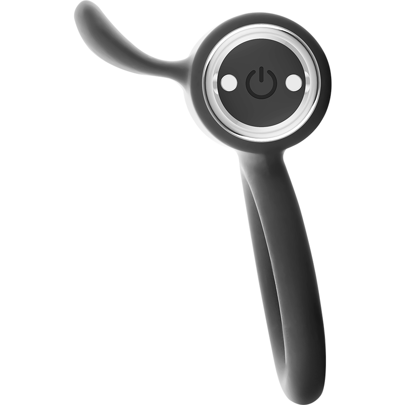 BLACK&SILVER - CAMERON Wiederaufladbarer Ring Silber