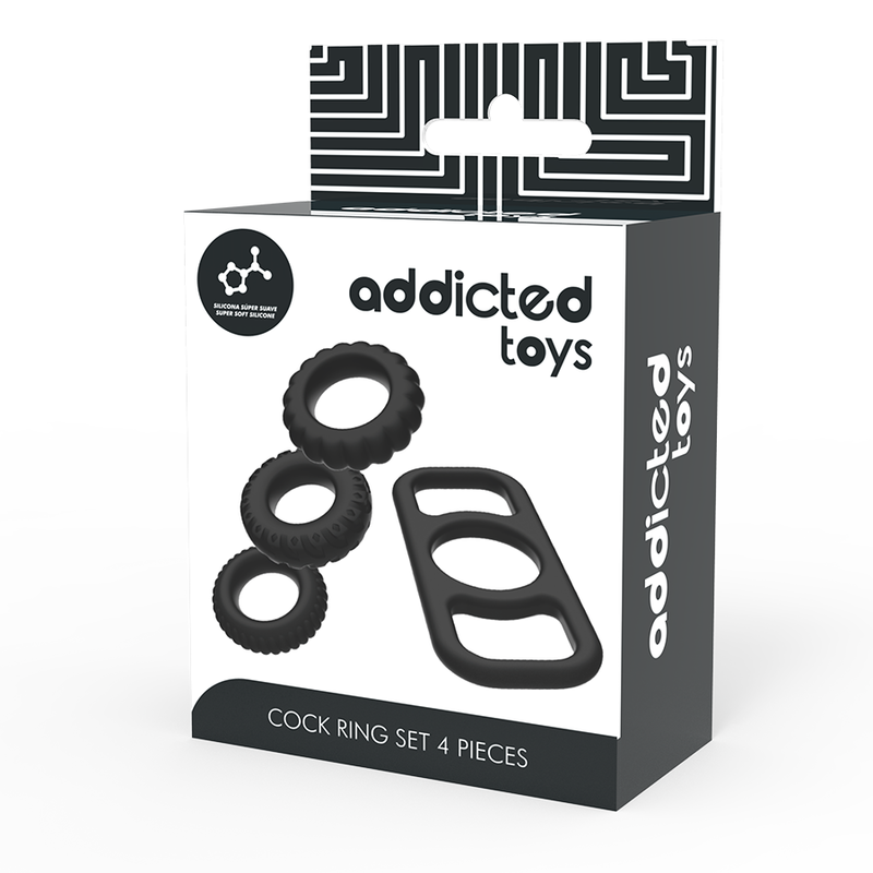 ADDICTED TOYS - Penisring-Set 4 Stück