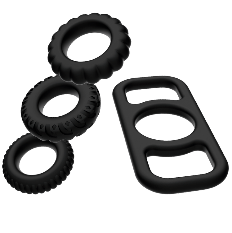 ADDICTED TOYS - Penisring-Set 4 Stück
