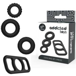 ADDICTED TOYS - Penisring-Set 4 Stück