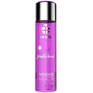SWEDE - FRUITY LOVE Massageöl mit wärmendem Effekt, Rosa Himbeere und Rhabarber 60 ml