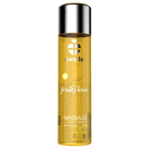 SWEDE - FRUITY LOVE Massageöl mit wärmendem Effekt tropisch-fruchtig mit Honig 120 ml.