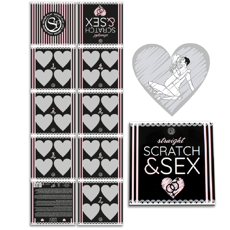 SECRETPLAY - SCRATCH & SEX-Spiel für hetero Paare