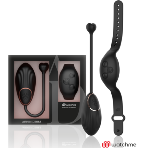 ANNE'S DESIRE - EGG MIT FERNBEDIENUNG WATCHME SCHWARZ