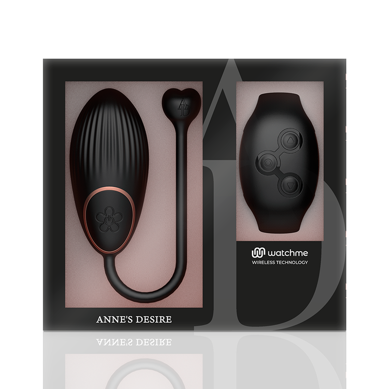 ANNE'S DESIRE - EGG MIT FERNBEDIENUNG WATCHME SCHWARZ
