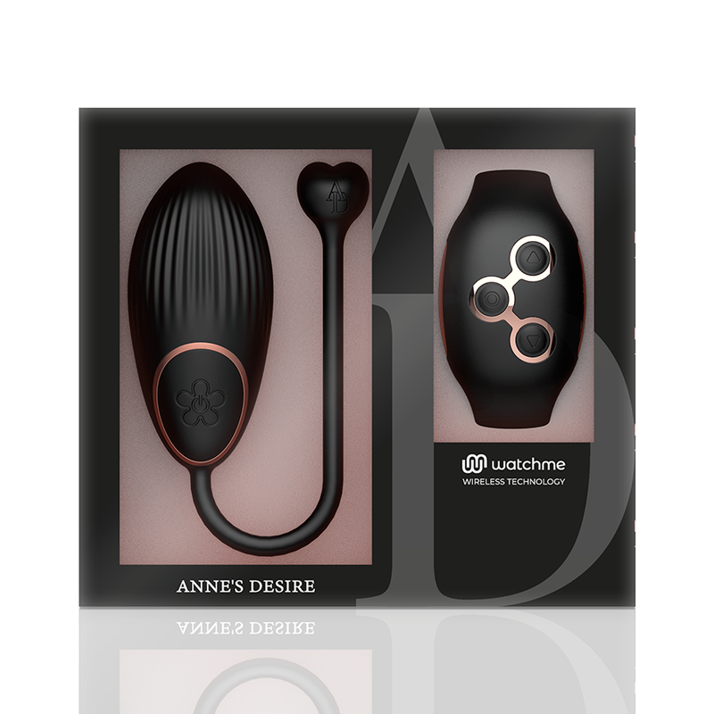 ANNE'S DESIRE - EGG FERNBEDIENUNGSTECHNOLOGIE WATCHME Schwarz/Gold