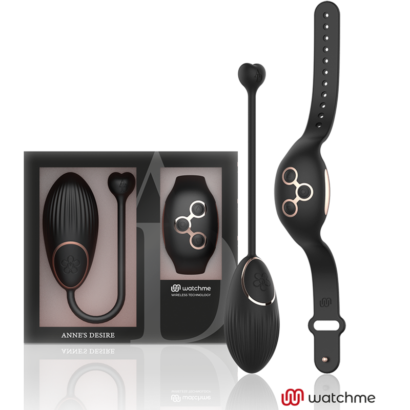 ANNE'S DESIRE - EGG FERNBEDIENUNGSTECHNOLOGIE WATCHME Schwarz/Gold