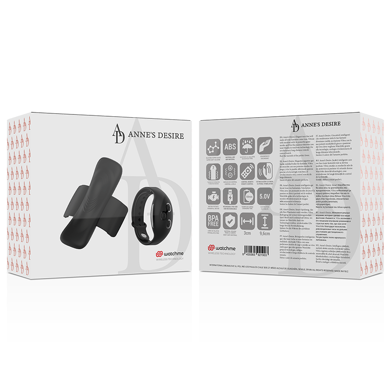 ANNE'S DESIRE - PANTY PLEASURE TECHNOLOGIE WATCHME SCHWARZ