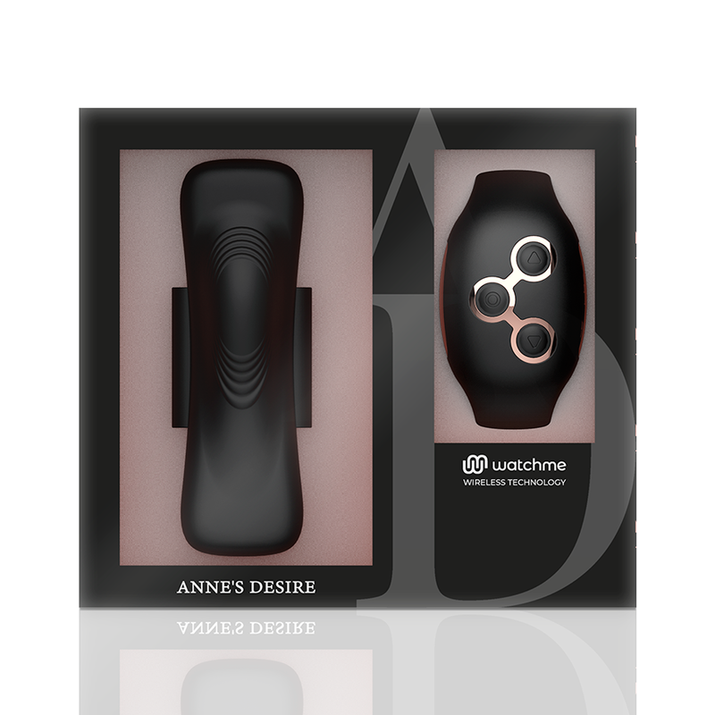 ANNE'S DESIRE - PANTY PLEASURE TECHNOLOGIE WATCHME Schwarz/Gold