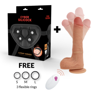 CYBER SILICOCK - STRAP-ON MR RICK MIT FERNBEDIENUNG