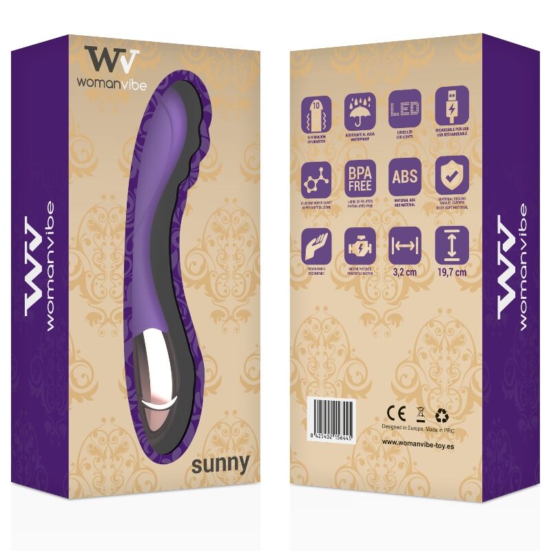 WOMANVIBE - SUNNY SILICONE WIEDERAUFLADBARER VIBRATOR