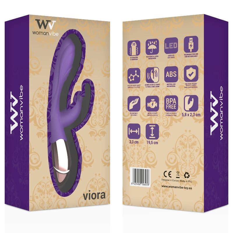 WOMANVIBE - VIORA Silikon Wiederaufladbarer Vibrator