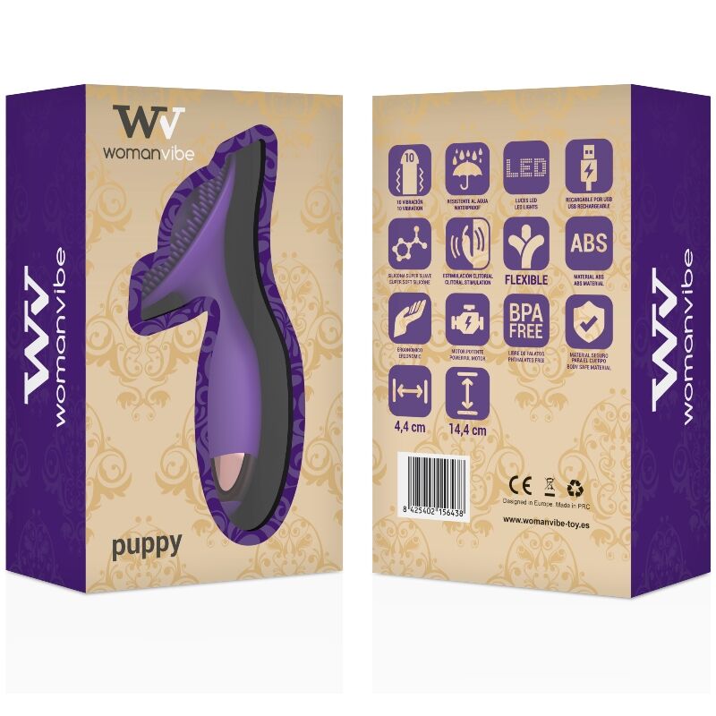 WOMANVIBE - PUPPY STIMULATOR AUFLADBARER SILIKON