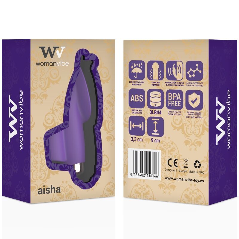WOMANVIBE - FRAU AISHA SILIKON STIMULATOR FINGER