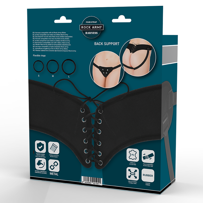 ROCKARMY - Verstellbarer Gurt und flexible Ringe