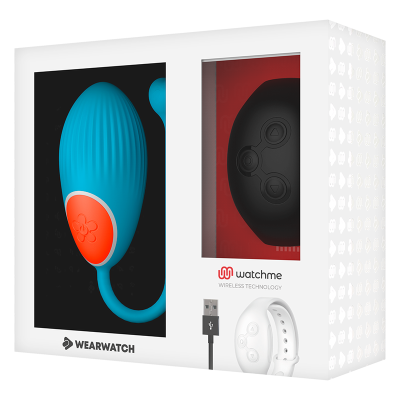 WEARWATCH - WATCHME-TECHNOLOGIE FERNBEDIENUNG VIBRATIONS-EI BLAU / JET