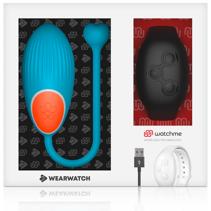 WEARWATCH - WATCHME-TECHNOLOGIE FERNBEDIENUNG VIBRATIONS-EI BLAU / JET