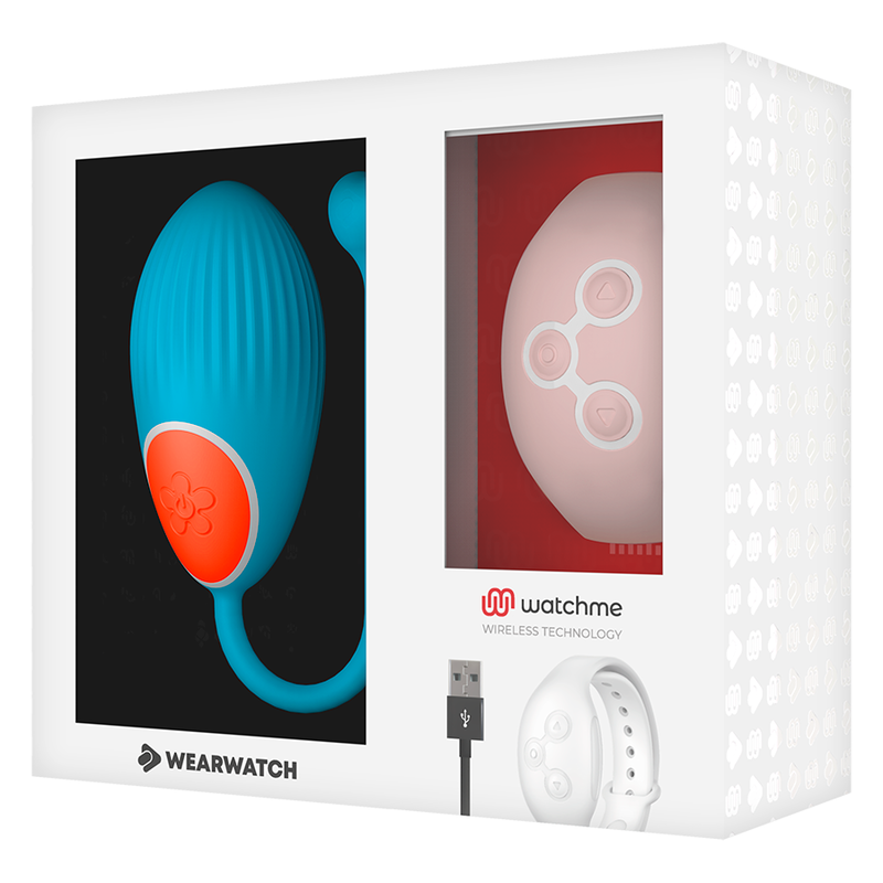 WEARWATCH - WATCHME-TECHNOLOGIE FERNBEDIENUNGS-EI BLAU / ROSA