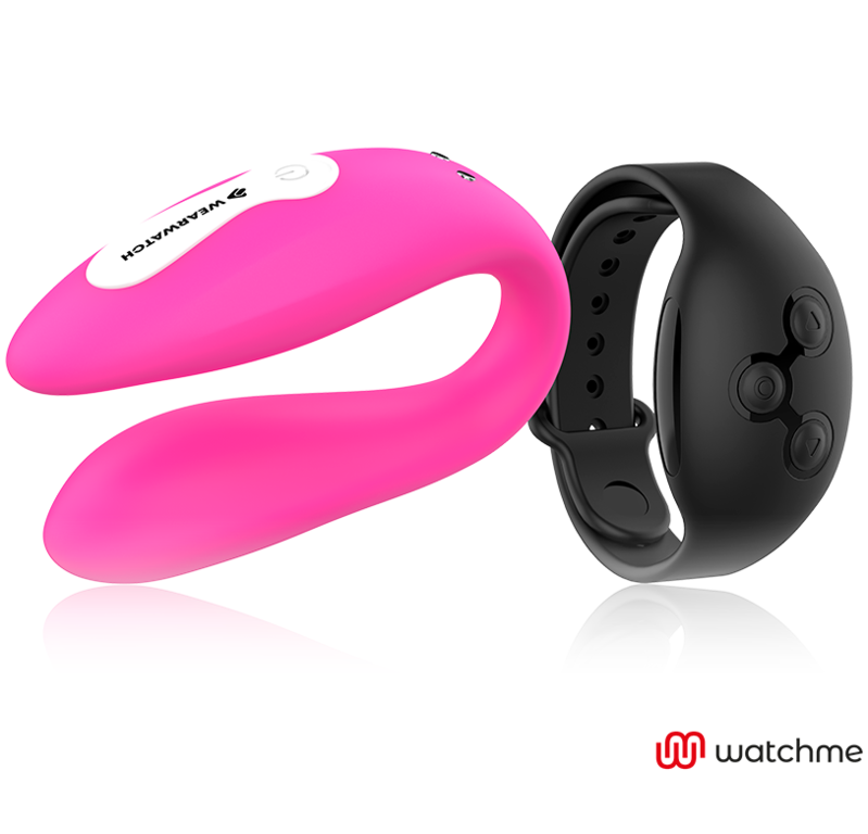 WEARWATCH - WATCHME DUAL TECHNOLOGY VIBRATOR FUCHSIA/ SCHWARZ