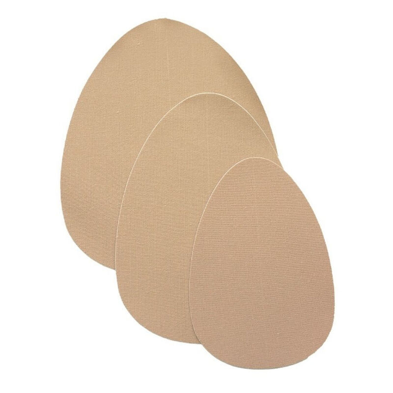BYE-BRA - Brustvergrößerer + 3 Paare Satin Beigefarbene Cups D/F