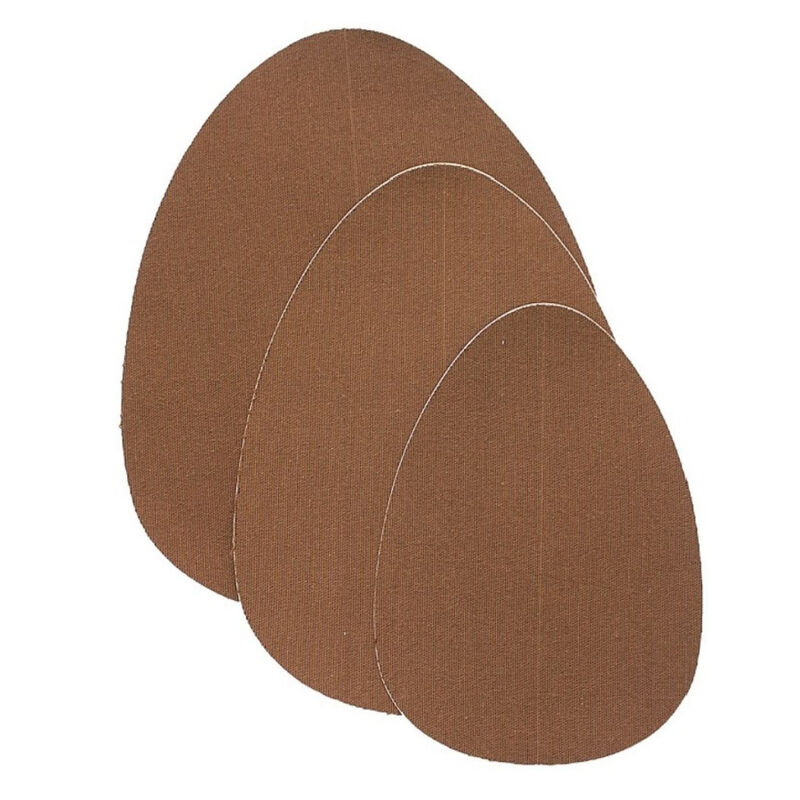 BYE-BRA - Brustvergrößerer + 3 Paare Satin-Braun Cup F/H