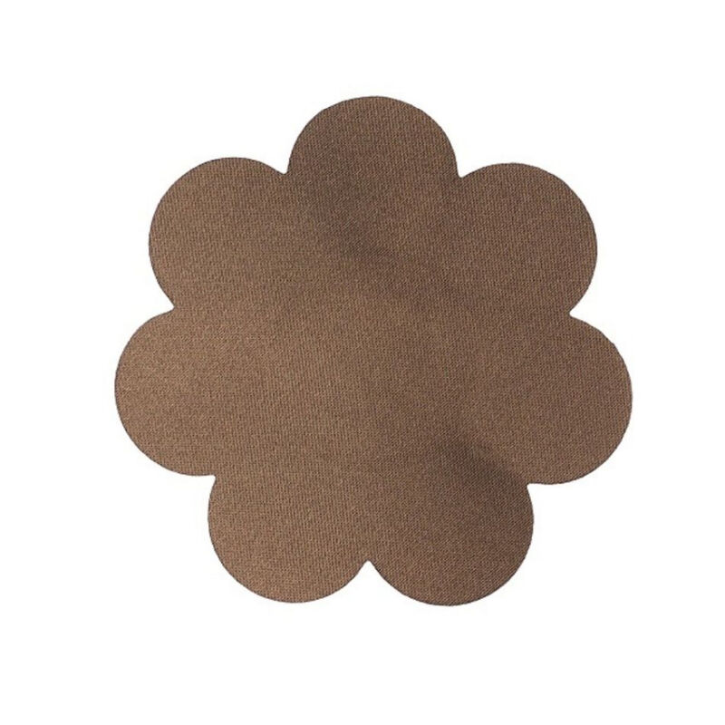 BYE-BRA - Brustvergrößerer + 3 Paare Satin-Braun Cup F/H