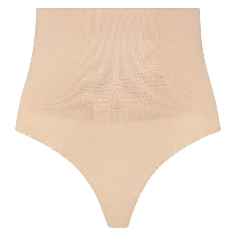 BYE-BRA - Nahtloser Gürtel Stil Tanga Beige