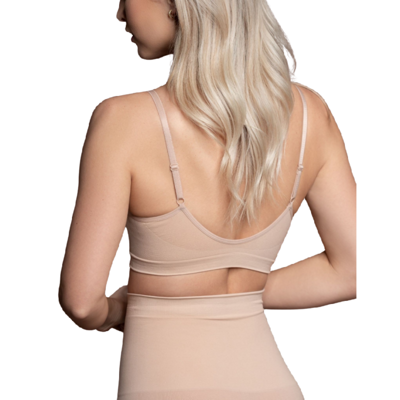BYE-BRA - BH mit mittlerer Kontrolle ohne Nähte Beige Größe M