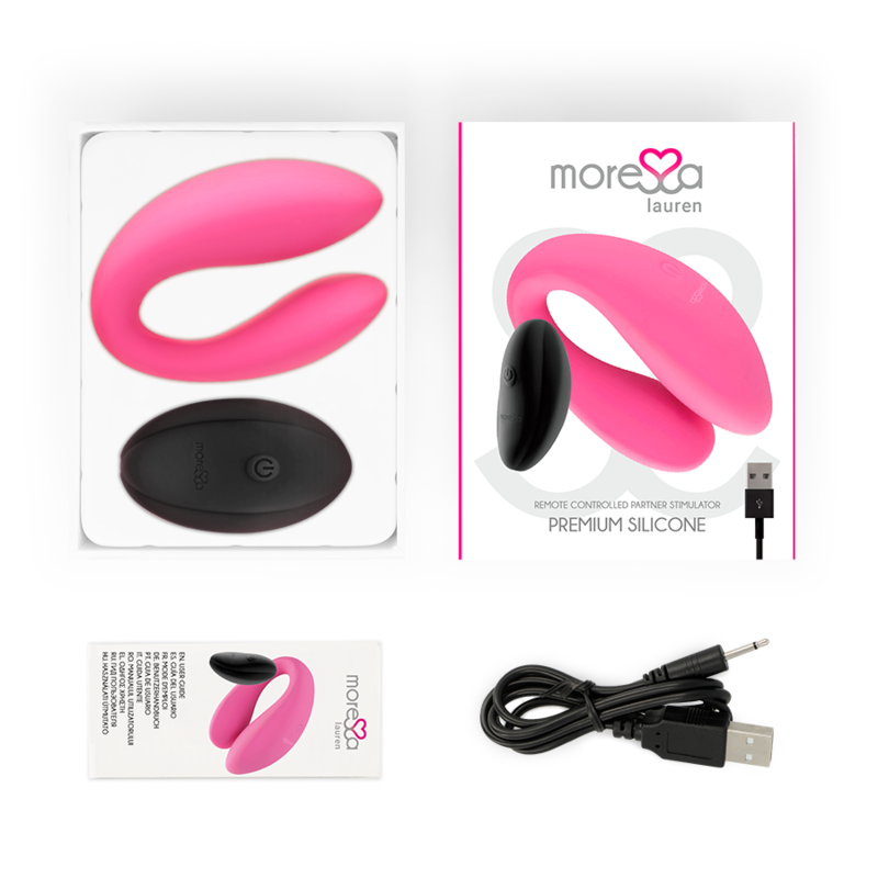 MORESSA - LAUREN KLORISTIMULATOR MIT FERNBEDIENUNG FÜR PAARE