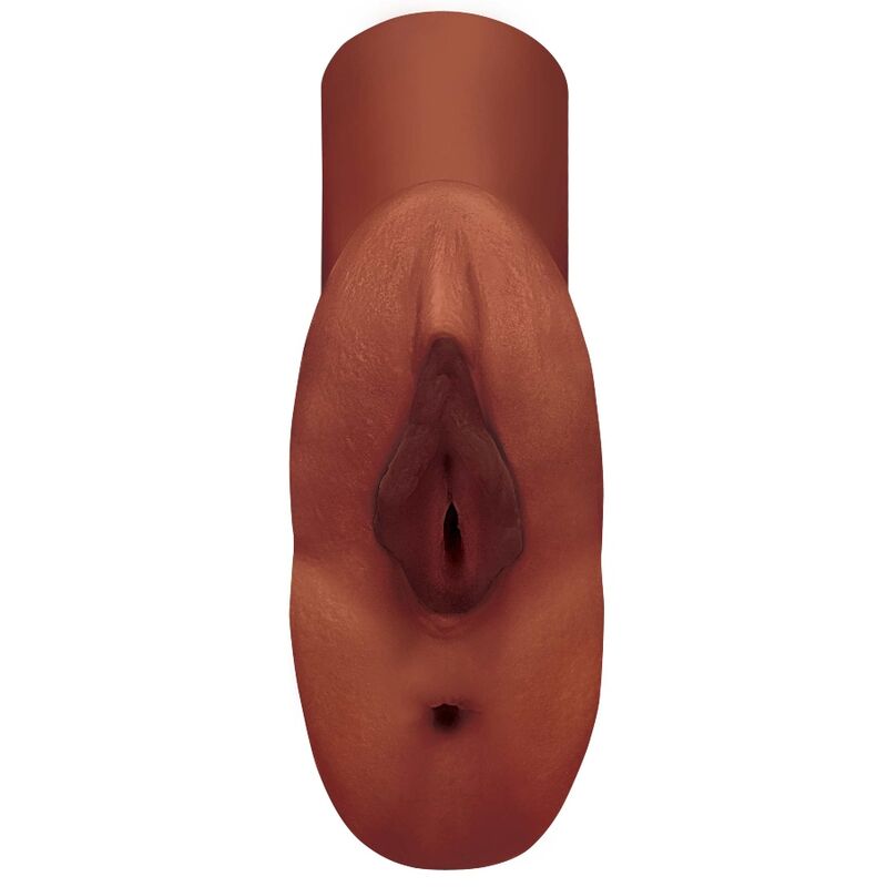 PDX PLUS - PERFECT PUSSY DOUBLE STROKER Masturbator für Vagina und Anus Braun