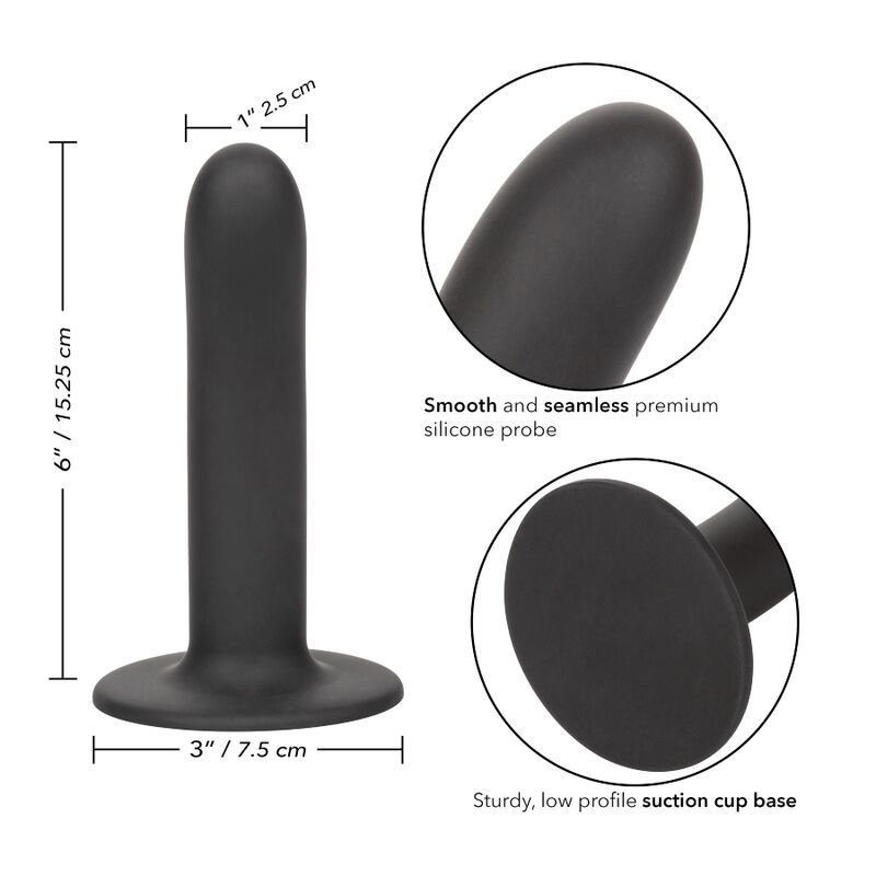 CALEXOTICS - BOUNDLESS DILDO 15,25 CM GURT KOMPATIBEL GLATT