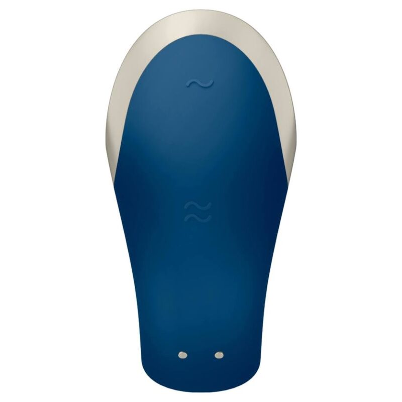 SATISFYER - DOUBLE LOVE LUXURY PARTNERVIBRATOR Blau