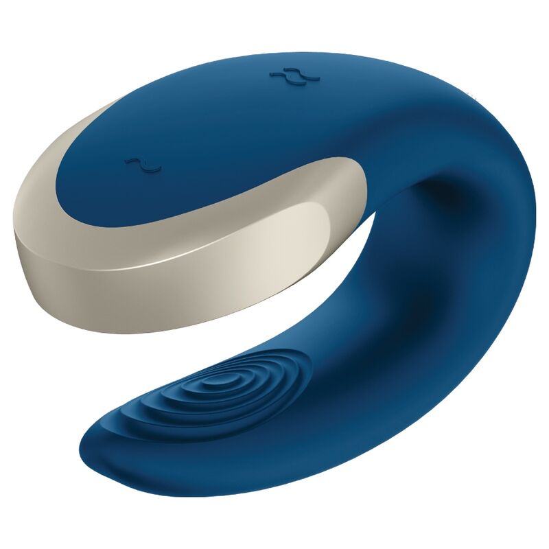 SATISFYER - DOUBLE LOVE LUXURY PARTNERVIBRATOR Blau