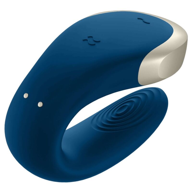 SATISFYER - DOUBLE LOVE LUXURY PARTNERVIBRATOR Blau