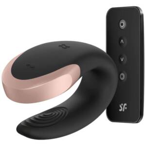 DOUBLE LOVE LUXURY PARTNER VIBRATOR Schwarz