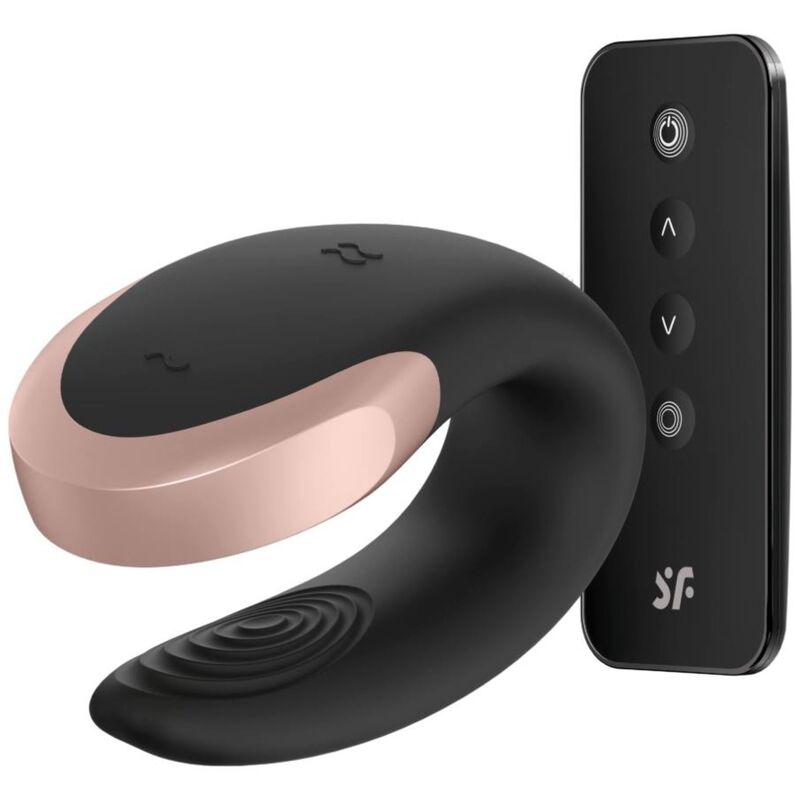 DOUBLE LOVE LUXURY PARTNER VIBRATOR Schwarz